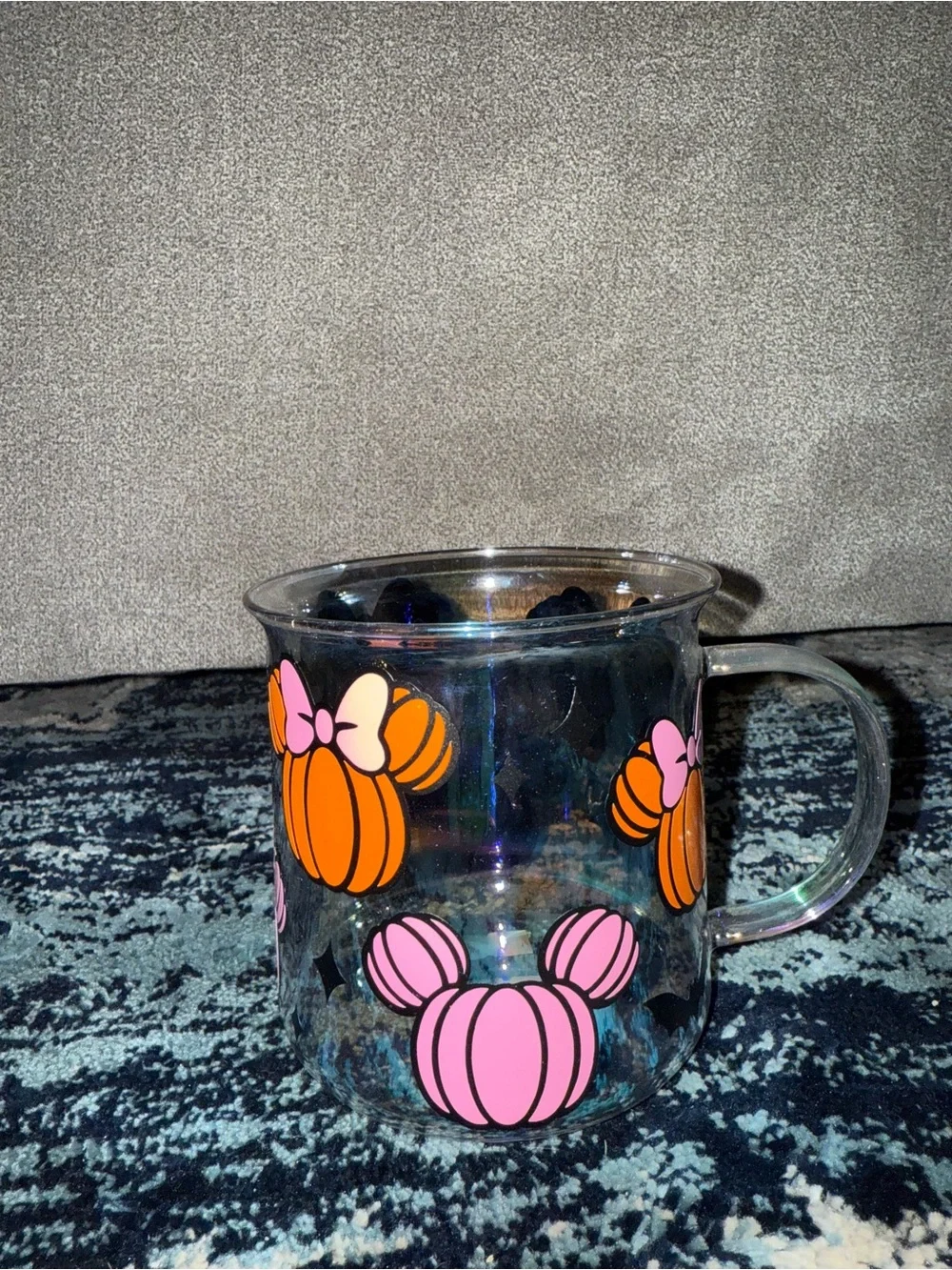 Mickey & Minnie Pumpkin Coffee Cup